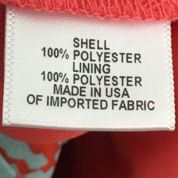 WAYF | Dress w/ Coral & Blue Pattern - Picture 10 of 14